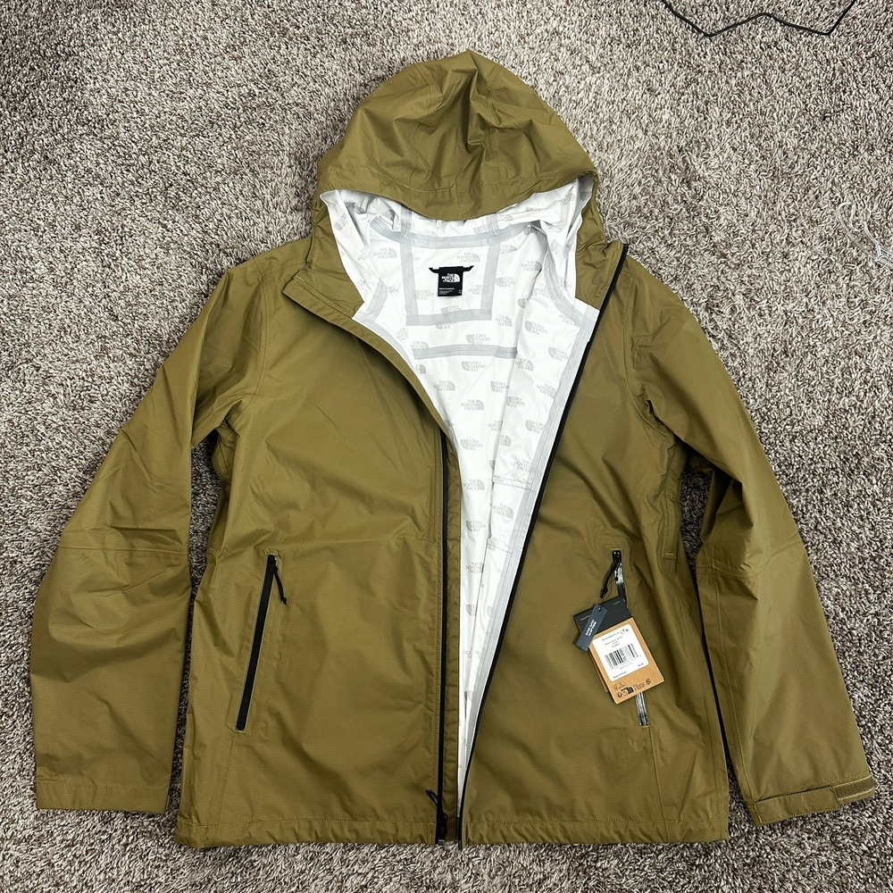 The North Face Men's Alta Vista Dryvent Waterproof Hoodie Rain Jacket Cedar XL